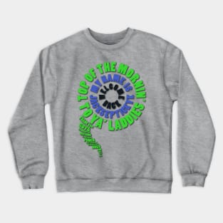 Sam the Septic Eye Typography Crewneck Sweatshirt